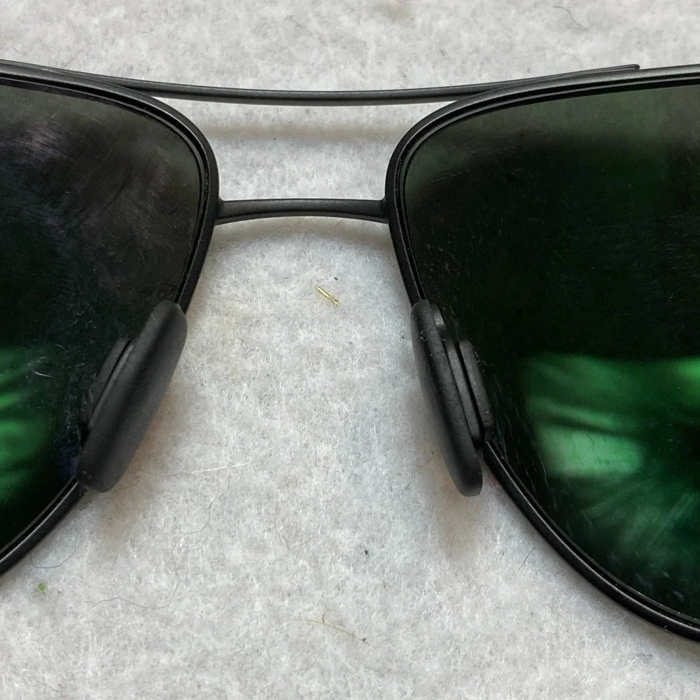 Maui Jim MJ0728S 001 Castles Sunglasses Mens XL Black Polarized Aviator